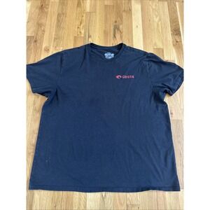 Costa Men's Black/red T-Shirt‎ Size XXL